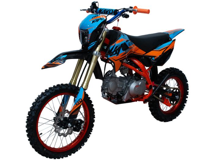 Pitbike KAYO EVOLUTION K125EM 17/14 KRZ (mechanical clutch, electric starter 2024)