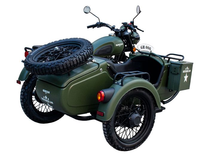 GROZA DEFENDER 500 (4T EFI) sidecar motorcycle (2023)