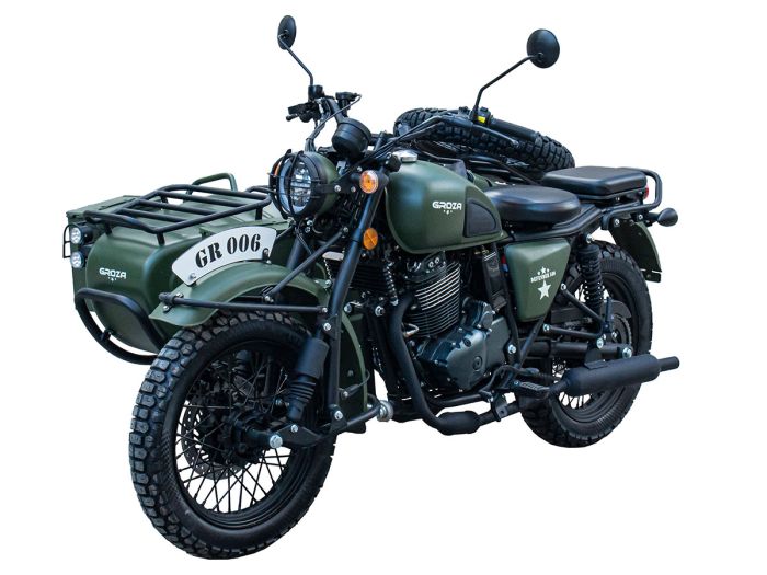 GROZA DEFENDER 500 (4T EFI) sidecar motorcycle (2023)