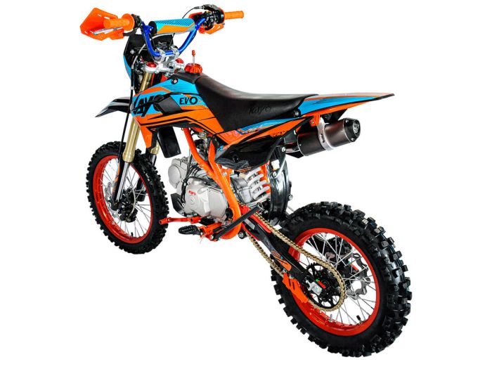 Pitbike KAYO EVOLUTION YX125EM 17/14 KRZ (mechanical clutch, electric starter, 2022)