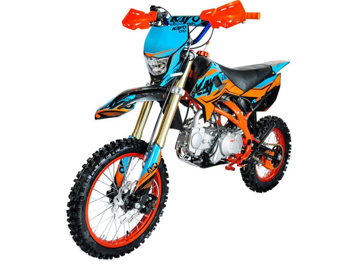 Pitbike KAYO EVOLUTION YX125EM 17/14 KRZ (mechanical clutch, electric starter, 2022)