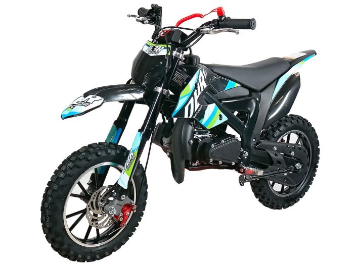 KAYO DBR SX50-A Pitbike for kids (2T 49 cc manual starter, 2022)