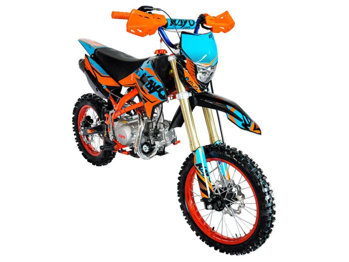 Pitbike KAYO EVOLUTION YX125EM 17/14 KRZ (mechanical clutch, electric starter, 2022)