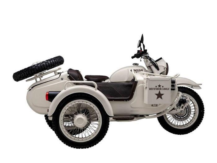 GROZA DEFENDER 500 LC sidecar motorcycle (4T EFI-Liquid Cooled) (2024)