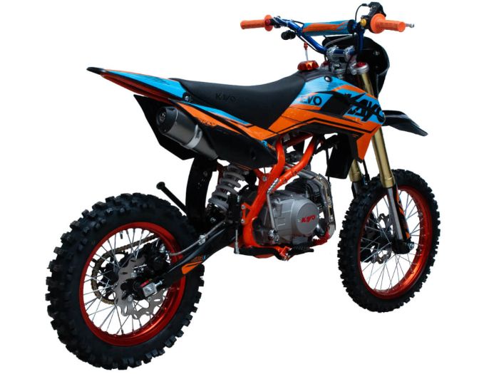 Pitbike KAYO EVOLUTION K125EM 17/14 KRZ (mechanical clutch, electric starter 2024)